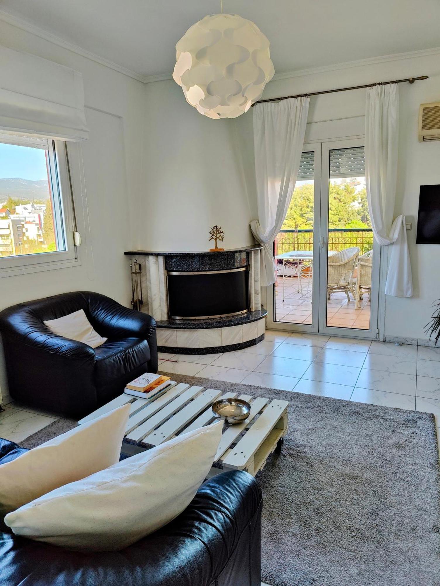 Celestial Garden-Thessaloniki'S Modern, Eclectic Penthouse With An Amazing View And Veranda Buitenkant foto